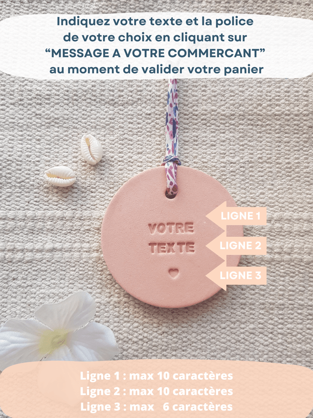 MÉDAILLON ROND - personnalisable