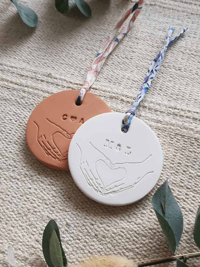 COEUR AVEC LES DOIGTS 1 - personnalisable