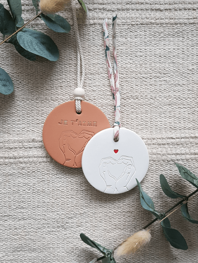 COEUR AVEC LES DOIGTS 3 - personnalisable